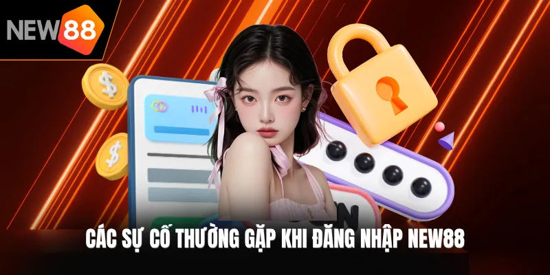 Các sự cố thường gặp khi đăng nhập NEW88