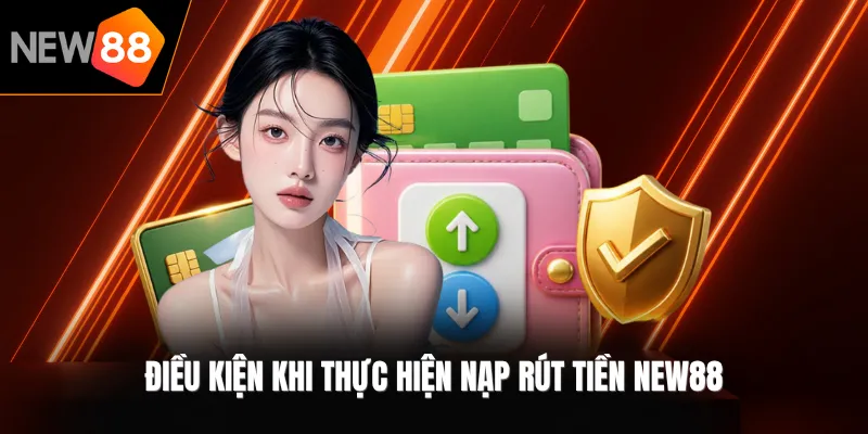 Điều kiện khi thực hiện nạp rút tiền NEW88