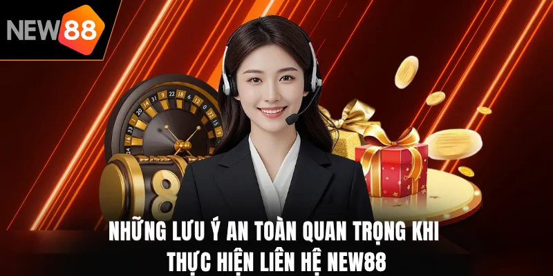 Những lưu ý an toàn quan trọng khi thực hiện liên hệ NEW88