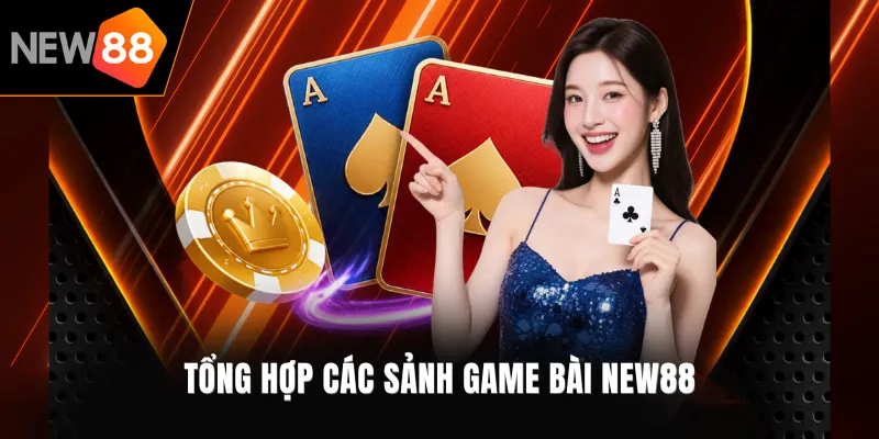 Tổng hợp các sảnh game bài NEW88